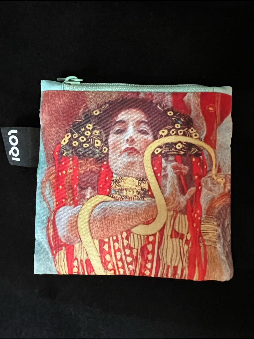 Gustav Klimt Print sm Zippered Pouch